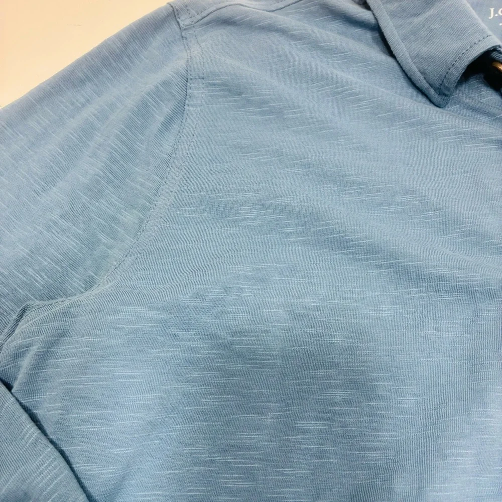 J.Crew Factory‎ Men's Shirt Size Large Blue Casual Button Down with Long Sleeves